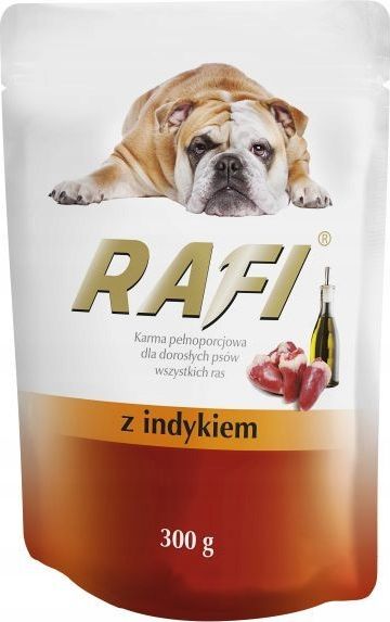 Rafi Karma mokra Rafi z indykiem saszetka 300g VAT012580 (5902921301158) barība suņiem