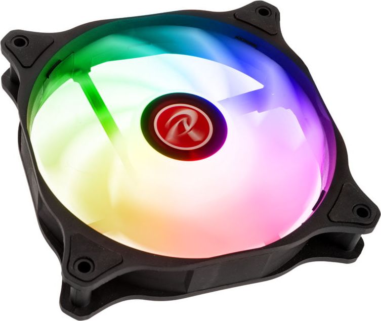 Raijintek EOS 12 Rainbow ARGB PWM-Lufter - 120mm ventilators