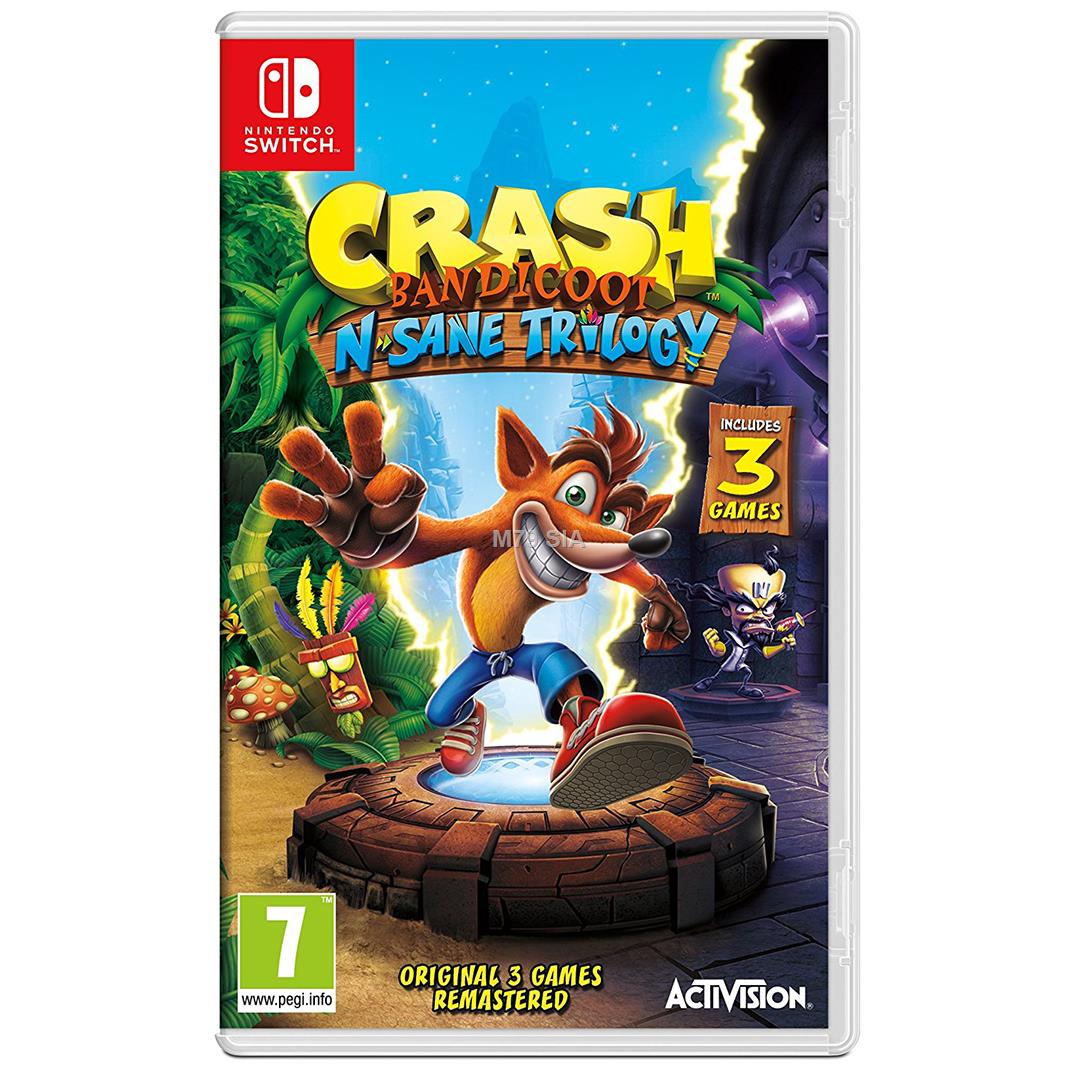 Nintendo Switch spele, Crash Bandicoot N. Sane Trilogy spēle