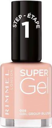 Rimmel  RIMMEL_Super Gel lakier do paznokci 008 Girl Group 12ml 3616301245766 (3616301245766)