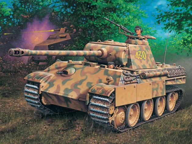 PzKpfw V Panther Ausf.G Rotaļu auto un modeļi