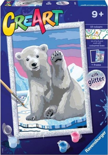 Malowanka CreArt dla dzieci Mis polarny GXP-794088 (4005556200795)