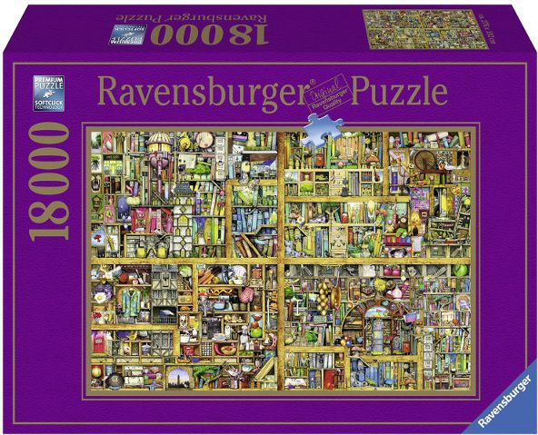 Ravensburger Puzzle Magiczna biblioteczka 18000 EL. (178254) 178254 (4005556178254) puzle, puzzle