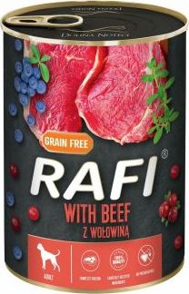 Rafi RAFI PIES pusz.800g WOLOWINA, BOROWKA, ZURAWINA /24 11801825 (5902921304999) barība suņiem