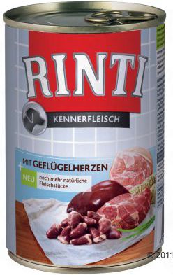 Rinti RINTI 400g PUSZKA SERCA DROBIOWE 25166 (4000158910578) barība suņiem