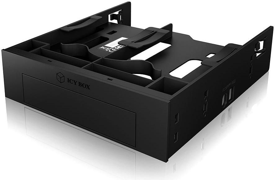 Einbaurahmen IcyBox  2x2,5" HDD/SSD + 1x3,5"in 5,25" IB-5251 aksesuārs datorkorpusiem