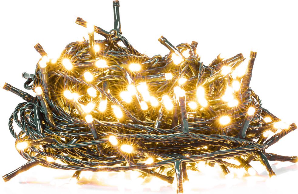 Lampki choinkowe Retlux 100 LED biale cieple 50002874 (8590669223701) Ziemassvētku lampiņas