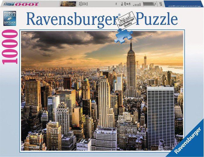 Ravensburger Puzzle 1000el Drapacze Chmur Nowy York (197125) RAP 197125 (4005556197125) puzle, puzzle