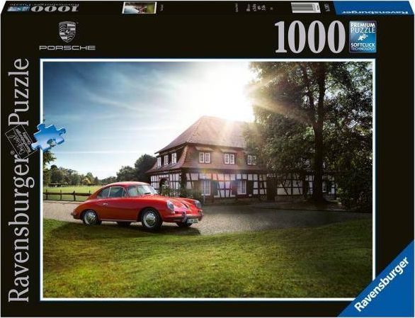 Ravensburger Puzzle 1000 elementow Klasyczne Porsche 356 15997 (4005556159970) puzle, puzzle