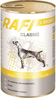 Rafi Karma Rafi Classic z drobiem 1240g VAT012520 (5902921303046) barība suņiem