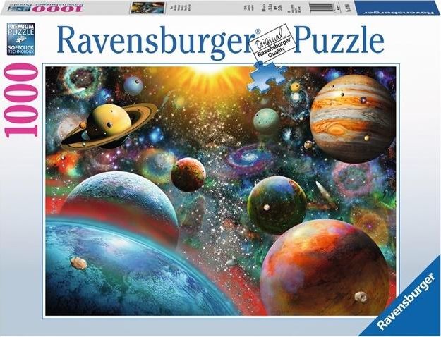 Ravensburger Puzzle 1000 Planety 334107 (4005556198580) puzle, puzzle