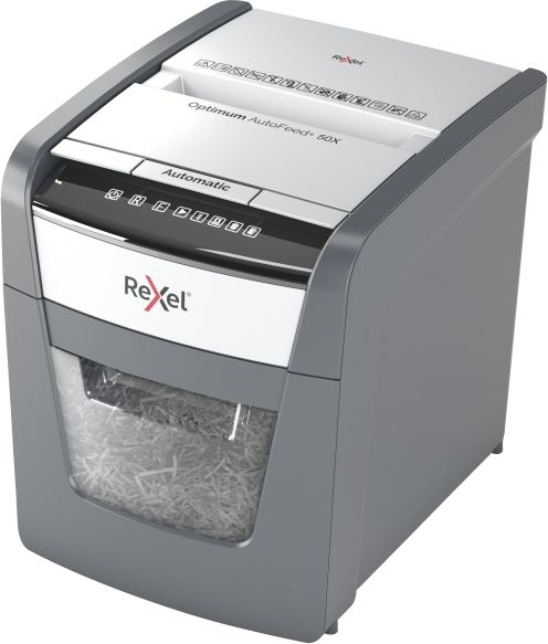 Rexel AutoFeed+ 50X shredder, P-4, cuts confetti cut (4x28mm), 50 sheets, 20 litre bin papīra smalcinātājs
