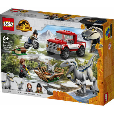 LEGO Jurassic 76946 Blue and Beta Velociraptor Capture LEGO konstruktors