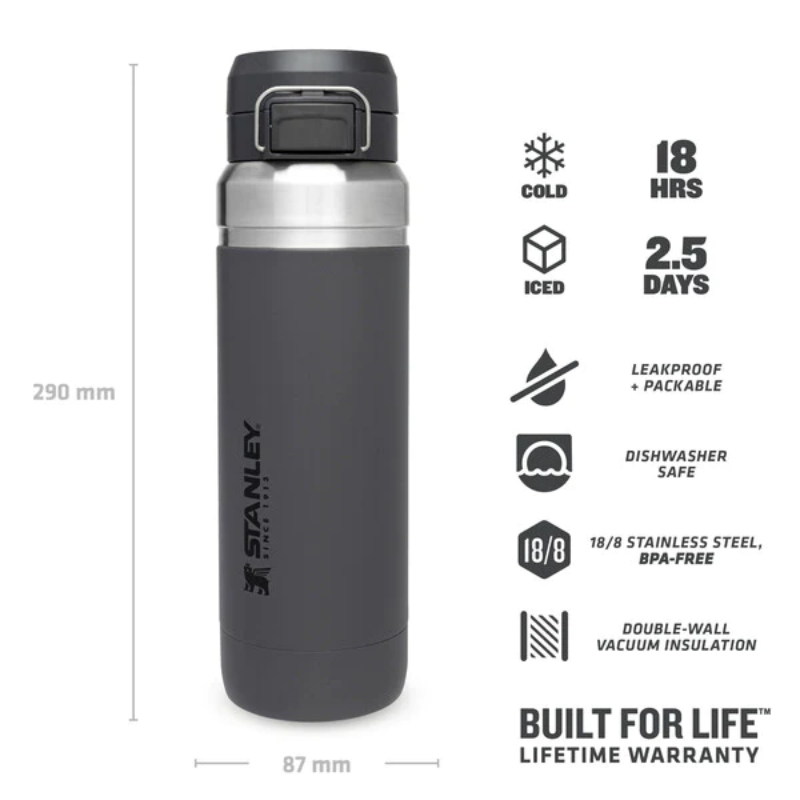 Stanley Termopudele The Quick Flip Water Bottle Go 1,06L tumsi peleka 2809150063 termoss