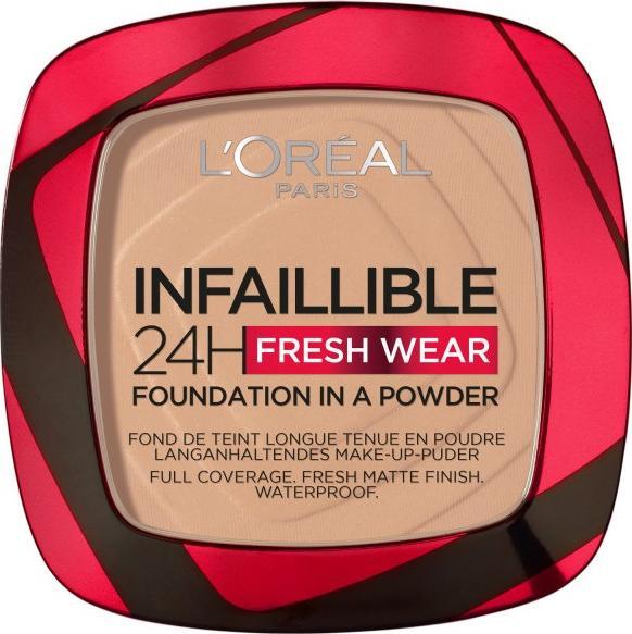 L'Oreal Paris L'OREAL_Infaillible 24H Fresh Wear Foundation In A Powder dlugotrwaly podklad do twarzy w pudrze 120 Vanilla 9g 3600523951444  tonālais krēms