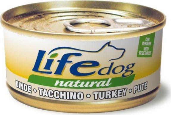 Life Pet Care LIFE DOG pusz.170g TURKEY + VEGETABLES /24 200.27 (8034105422292) barība suņiem