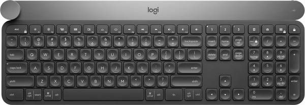 Logitech Craft Advanced with Creative Input Dial (vācu izkārtojums-QWERTZ) klaviatūra