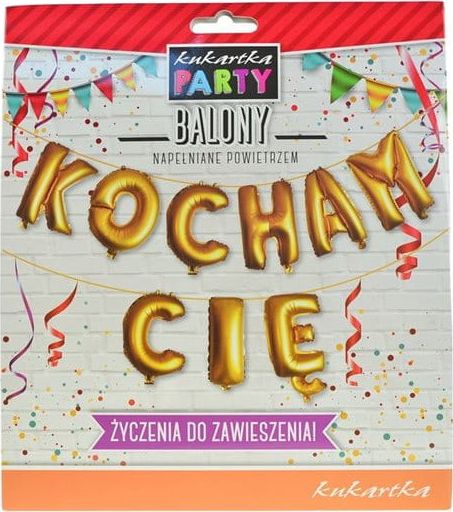 KUKARTKA Balony BAL-008 Kocham Cie 425497 (5901924447917)