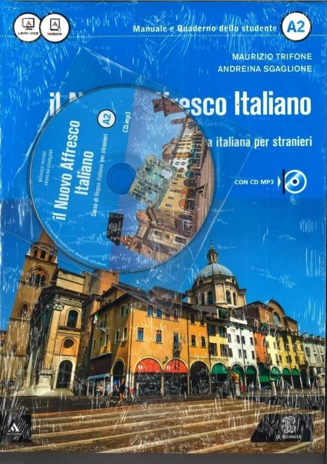 Nuovo Affresco Italiano A2 podrecznik + MP3 419333 (9788800807098) Literatūra