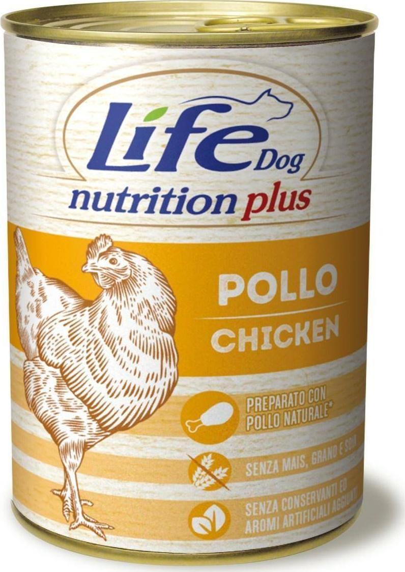 Life Pet Care LIFE DOG pusz.400g CHICKEN /24 200.34 (8034105420359) barība suņiem