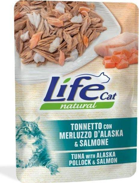 Life Pet Care Sachet 70g Tuna + Pollock + Salmon kaķu barība