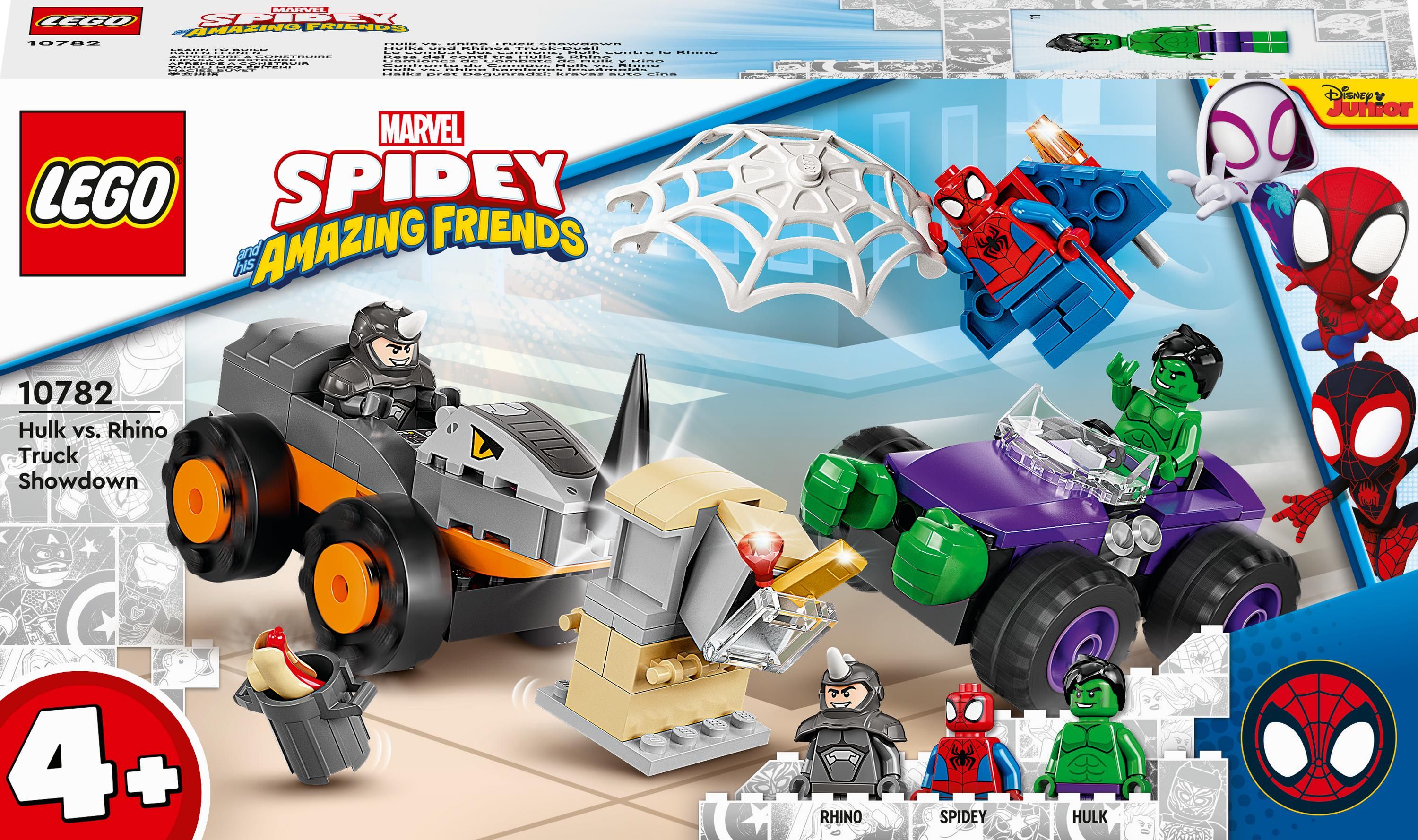 LEGO Spider-Man 10782 Hulk vs. Rhino Truck Showdown LEGO konstruktors