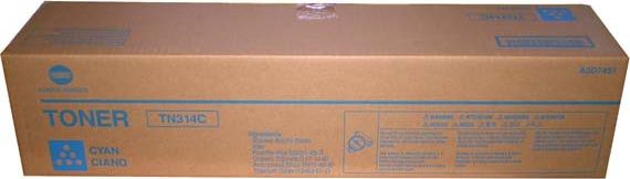 Toner Konica Minolta TN-314C | 20000 pages | Cyan | Bizhub C353/353P toneris