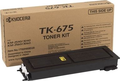 Toner Kyocera TK 675 | 20000 pages | Black | KM 2540 2560 3040 3060 toneris