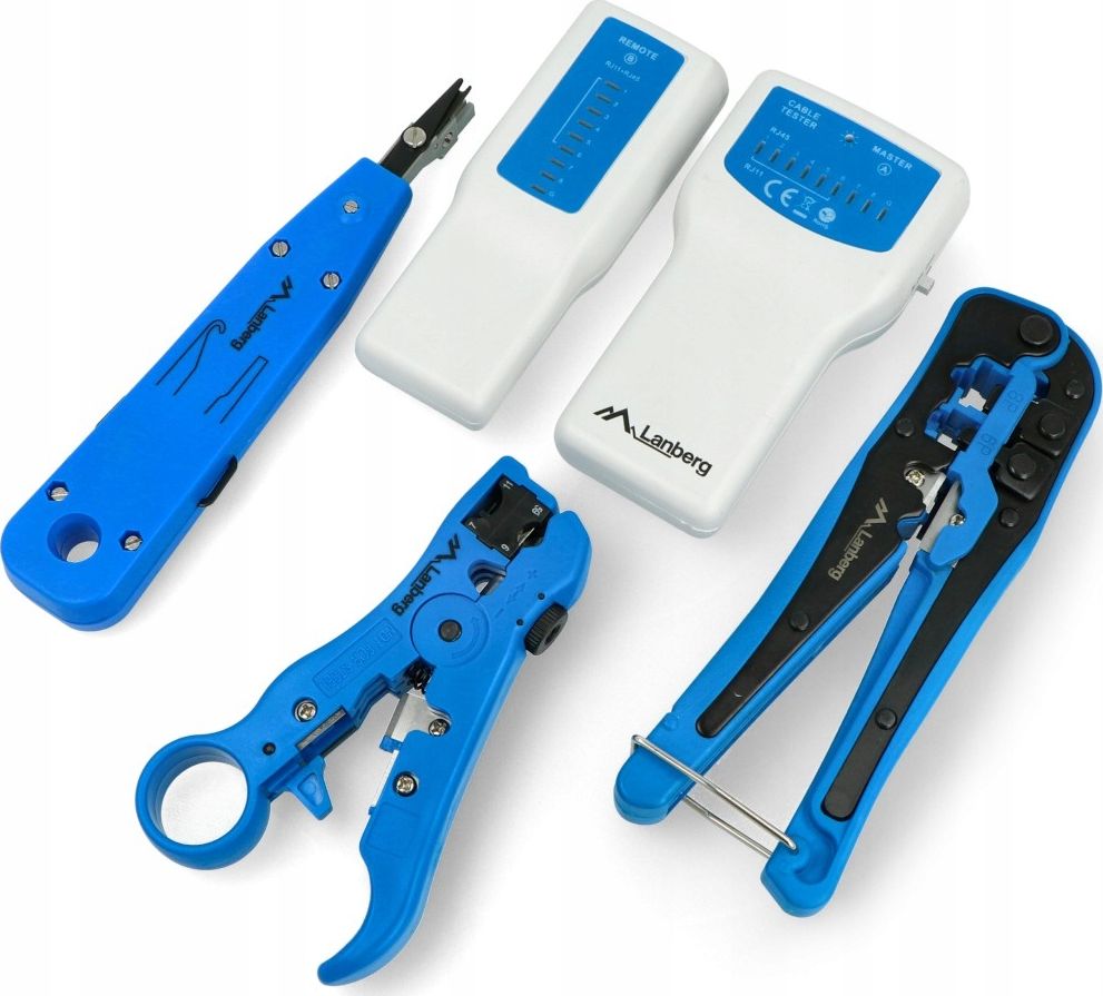 Lanberg NT-0302 cable crimper Tool set Multicolor