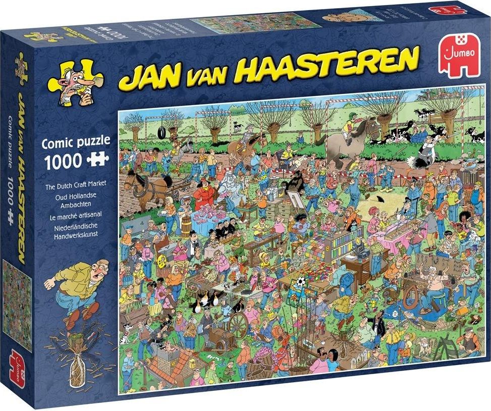 Jumbo Puzzle 1000 Haasteren Dutch Market G3 puzle, puzzle