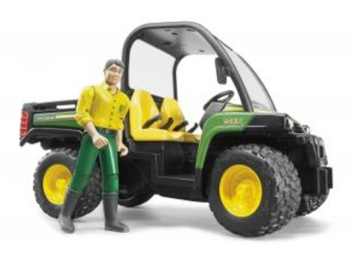 Bruder Professional Series John Deere Gator XUV 855D with driver - 02490 bērnu rotaļlieta