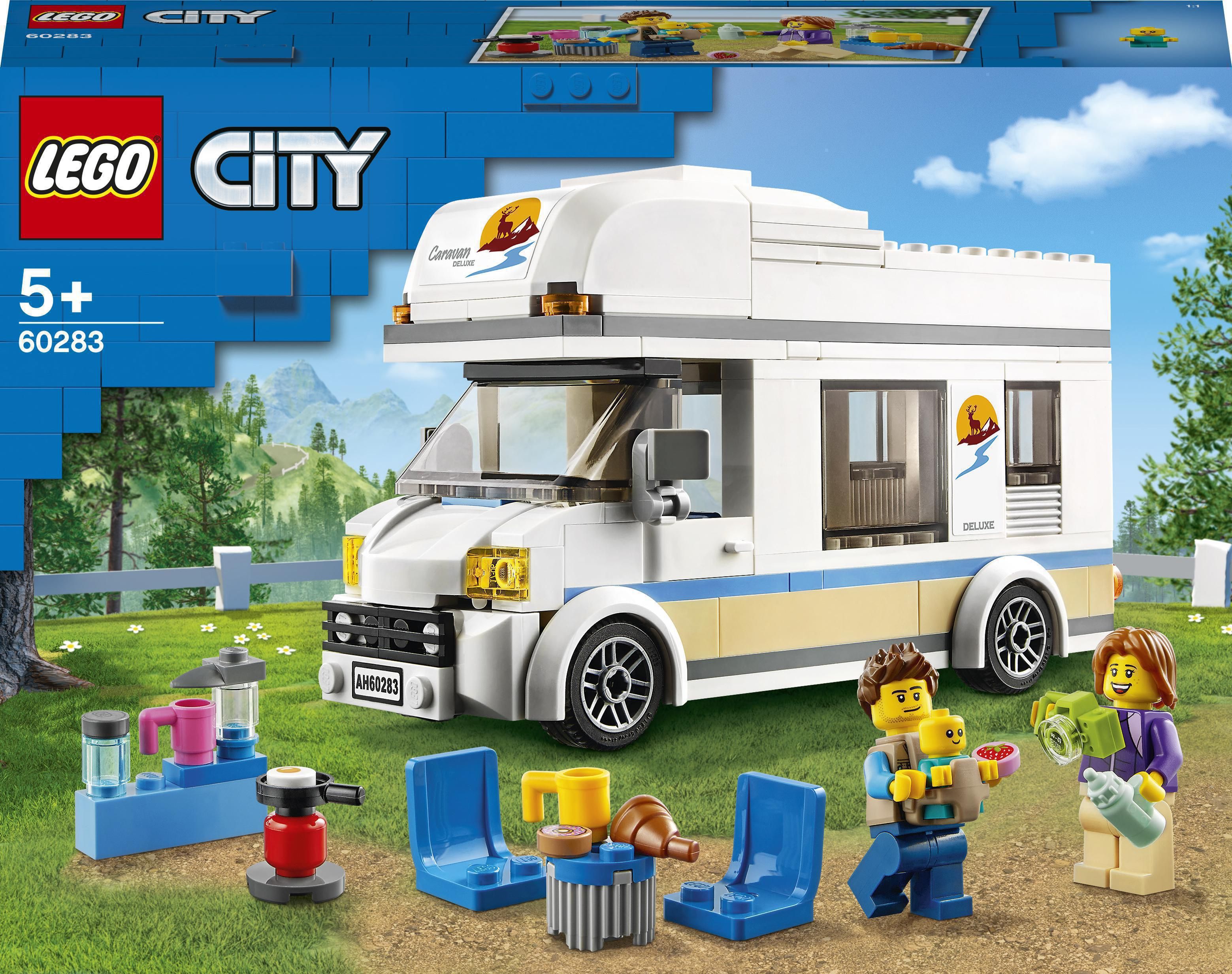 Lego City Holiday Camper Van 60283 LEGO konstruktors