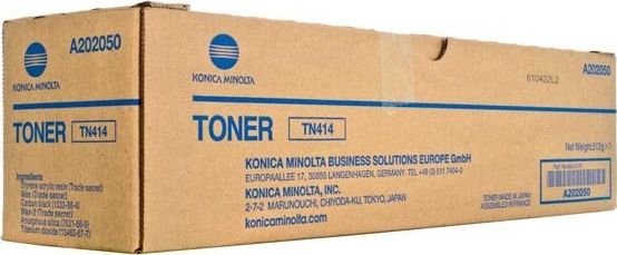 Toner Konica Minolta TN-414 | 25000 pages | Black | Bizhub 363 423 toneris