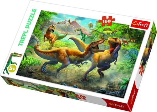 TREFL Fighting T-REX 160 PCS puzle, puzzle