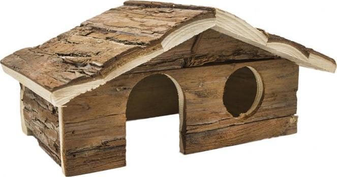 Panama Pet Domek dla gryzoni, drewniany, 21,5x14x10,5cm PP-50053 (5904479500533) grauzējiem