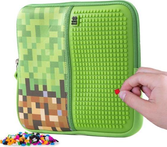 Etui na tablet Pixie Crew Neoprenowy Futeral na Tablet z zielonym panelem 469226 (0702811692558) planšetdatora soma