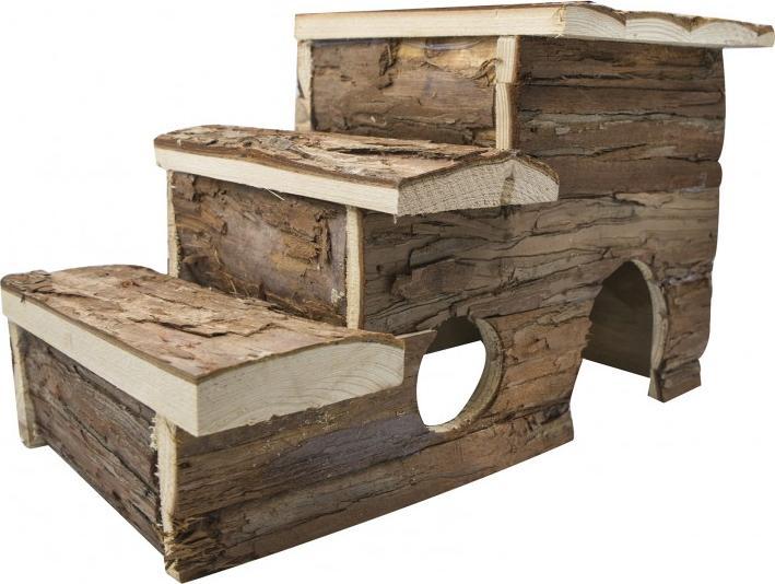 Panama Pet Domek pod schodami dla gryzoni, drewniany, 29x18x18cm PP-50052 (5904479500526) grauzējiem