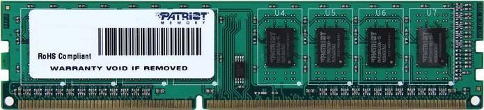 PATRIOT SIGNATURE DDR3 4GB PC3-10600 (1333MHZ) CL9 DIMM operatīvā atmiņa