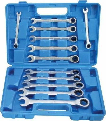 Satra RATCHET FLAT-EYE WRENCHES 8-19mm S-12GW72