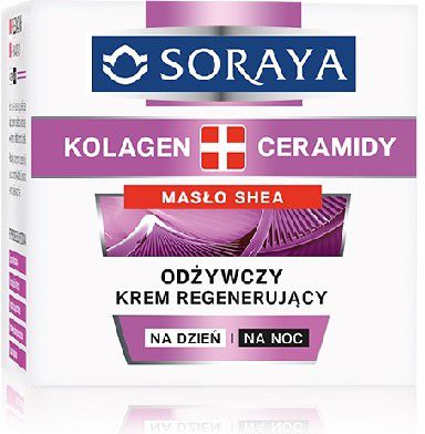 Soraya Kolagen+ceramidy krem do twarzy regenerujacy 50ml 0651090082 (5901045063133) kosmētika ķermenim