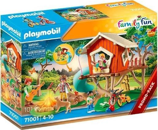 Blocks Family Fun Set with figures 71001 Tree house with slide konstruktors