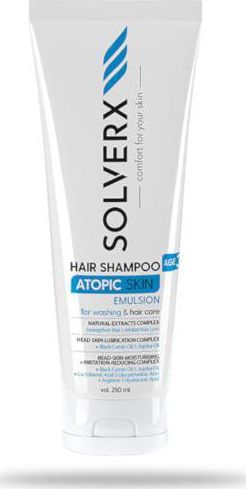 Solverx Szampon do wlosow Atopic Skin 250ml 1070099 (5907479380099) Matu šampūns