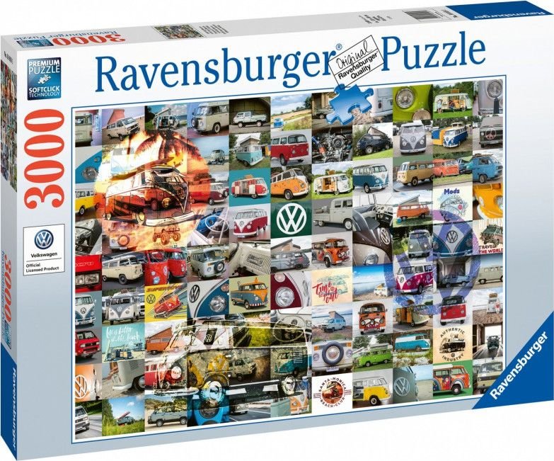 Ravensburger Puzzle 3000 pieces 99 Moments VW Motorhome puzle, puzzle