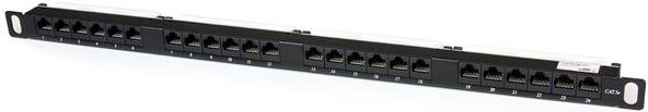 StarTech Patchpanel Cat5E, 24 porty, przeznaczony for szaf Rack 0.5U (PANELHU24) Serveru aksesuāri