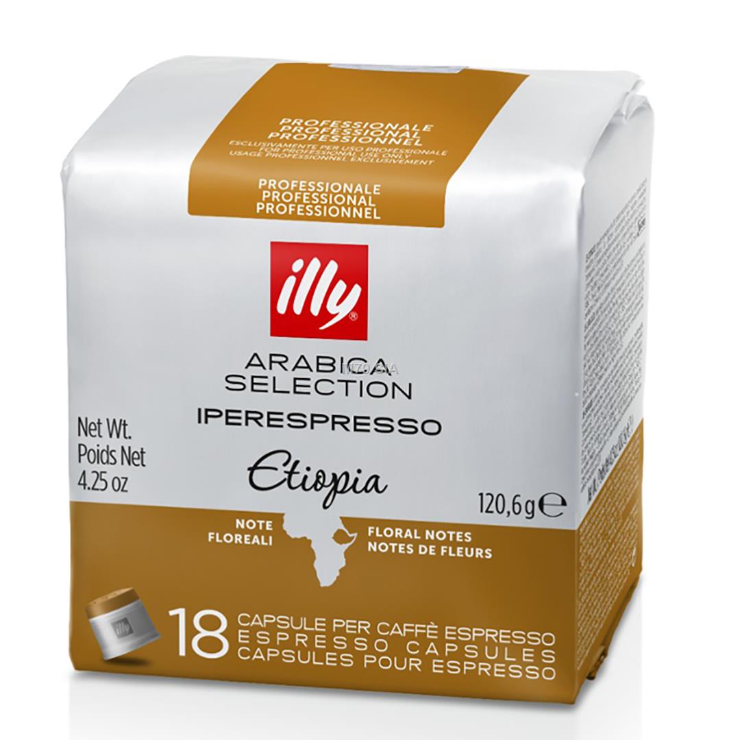 Illy Arabica Selection Etiopia, 18 porcijas - Kafijas kapsulas Espresso Virtuves piederumi