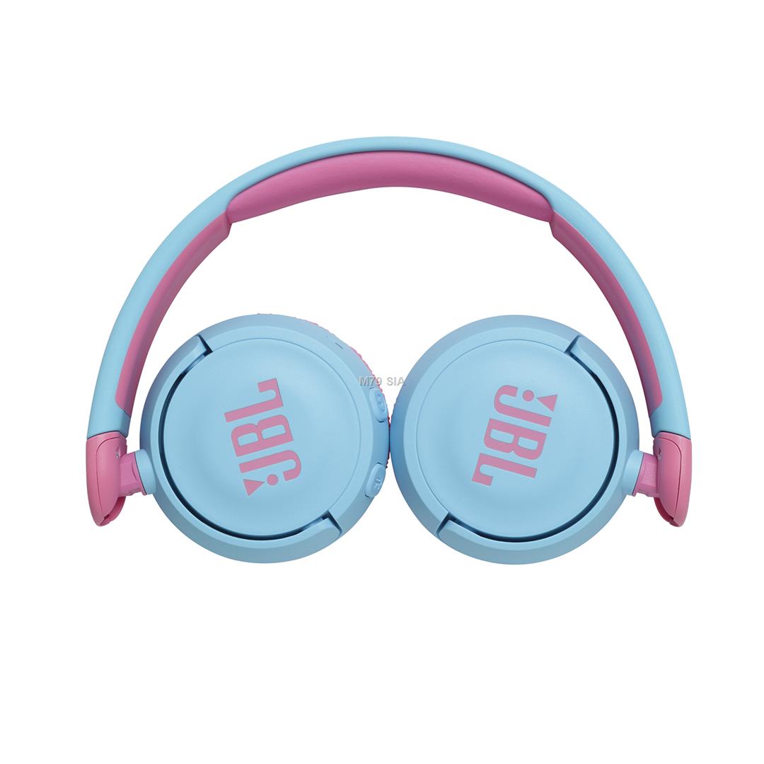 JBL on-ear austiņas ar Bluetooth bērniem, zilas JBLJR310BT austiņas