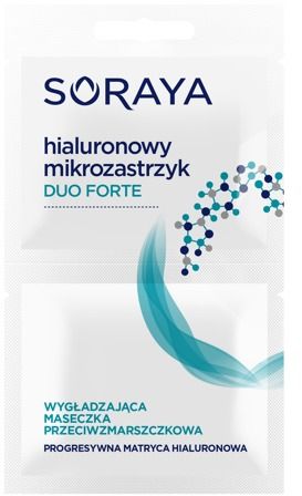 Soraya Hialuronowy Mikrozastrzyk Duo Forte Wygladzajaca maseczka 2x5ml 0651090216 (5901045074580)