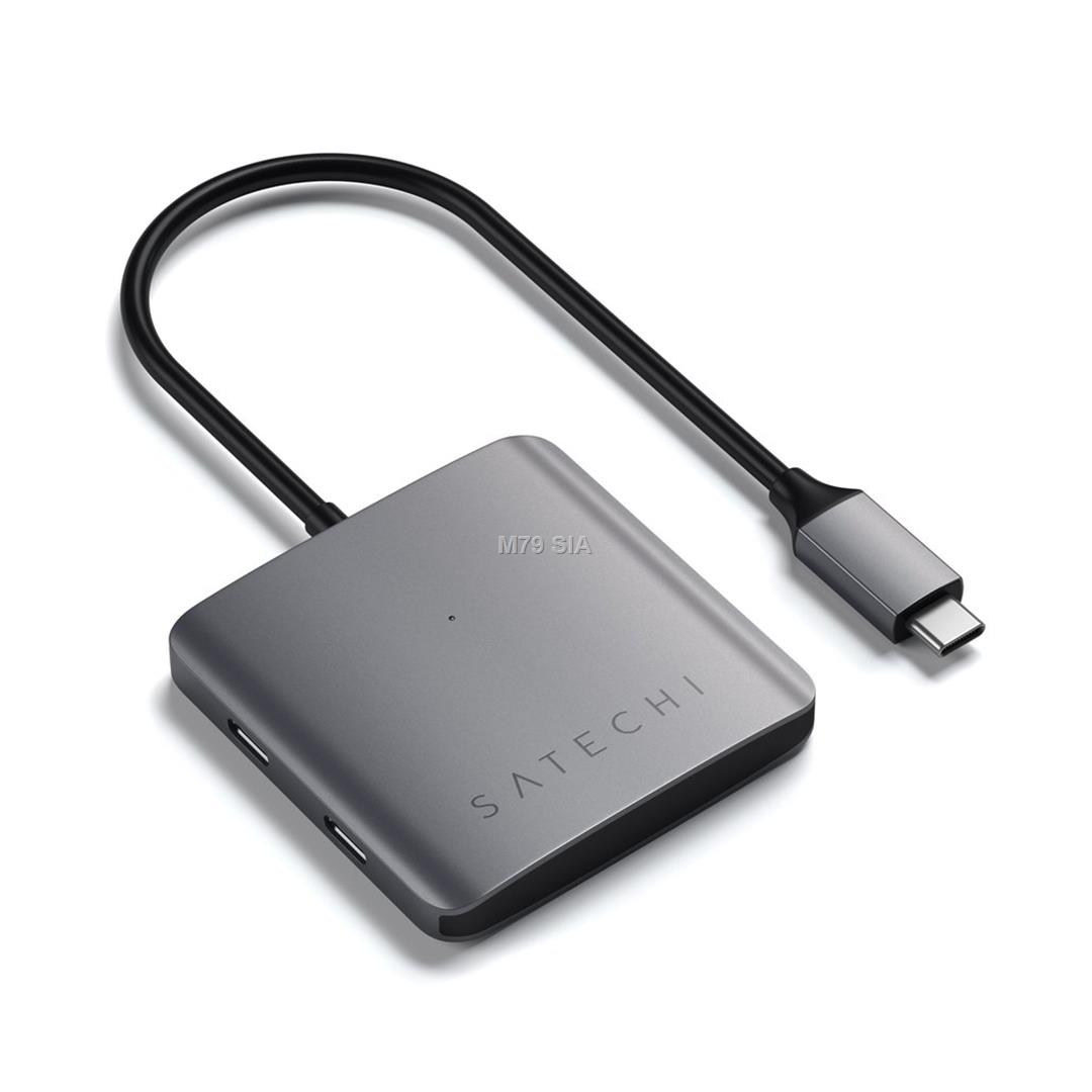  Satechi USB-C to 4xUSB-C LED Televizors