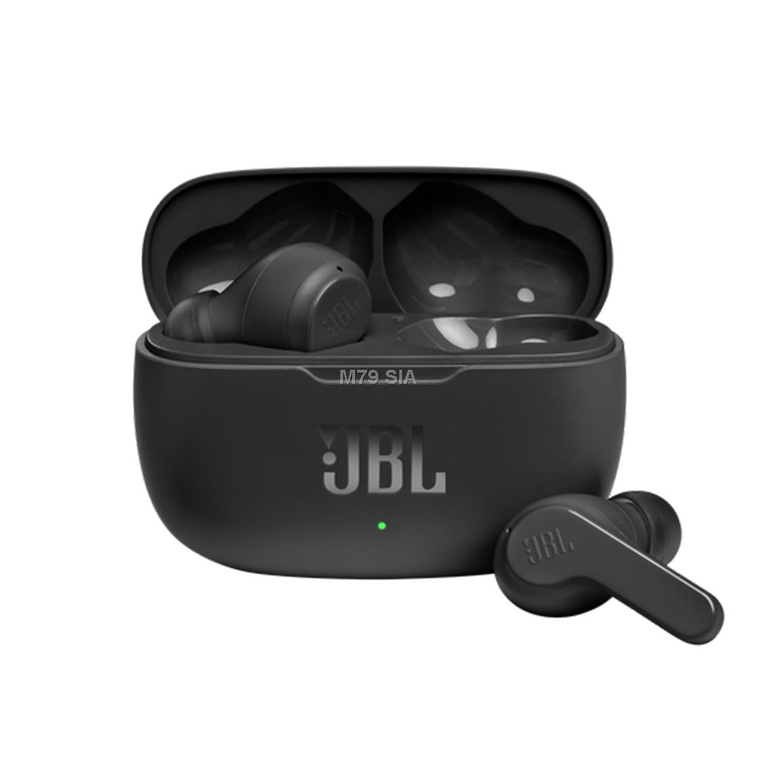 JBL Wave 200 TWS, melna