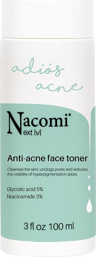 Nacomi Next Level Anti-Acne Face Toner przeciwtradzikowy tonik do twarzy 100ml 7023839 (5902539716481) kosmētikas noņēmējs